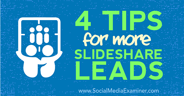 генерировать потенциальных клиентов из Slideshare