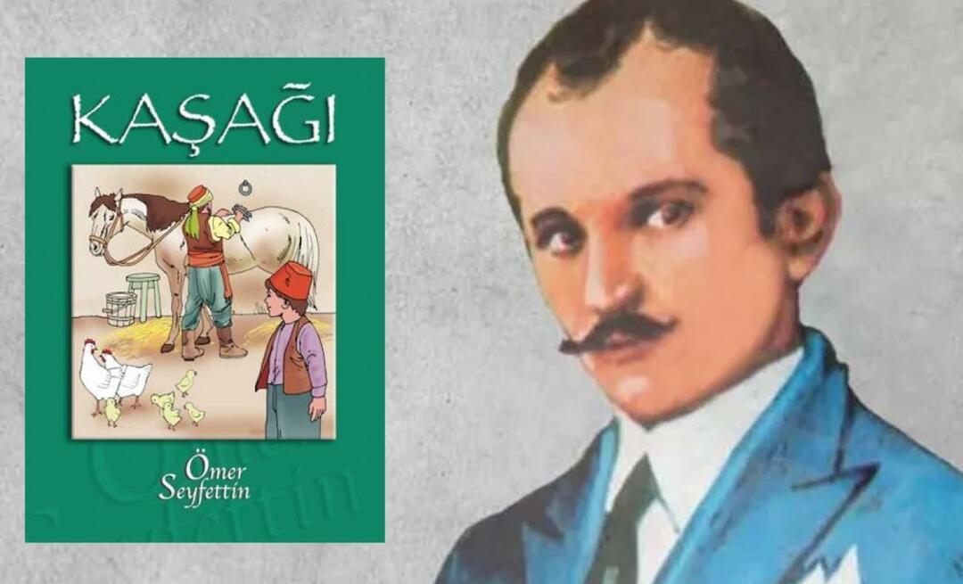 Незабываемая история Омера Сейфеттина: Kağızı! Какова тема книги под названием «Каги»?