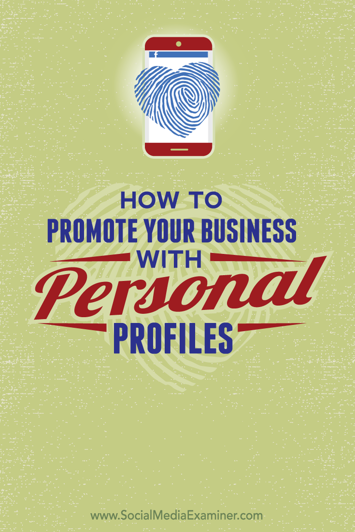 как продвигать свой бизнес с помощью личных профилей в соцсетях
