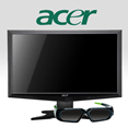 Acer выпустит монитор со встроенным 3D-приемником