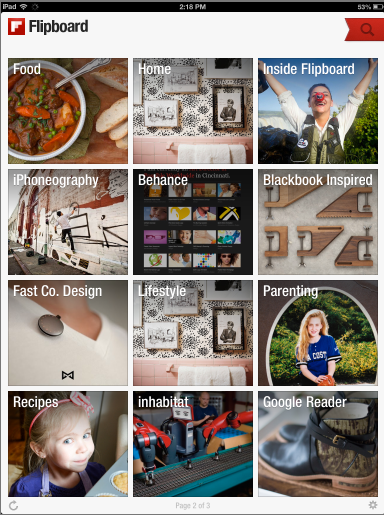 Скриншот Flipboard