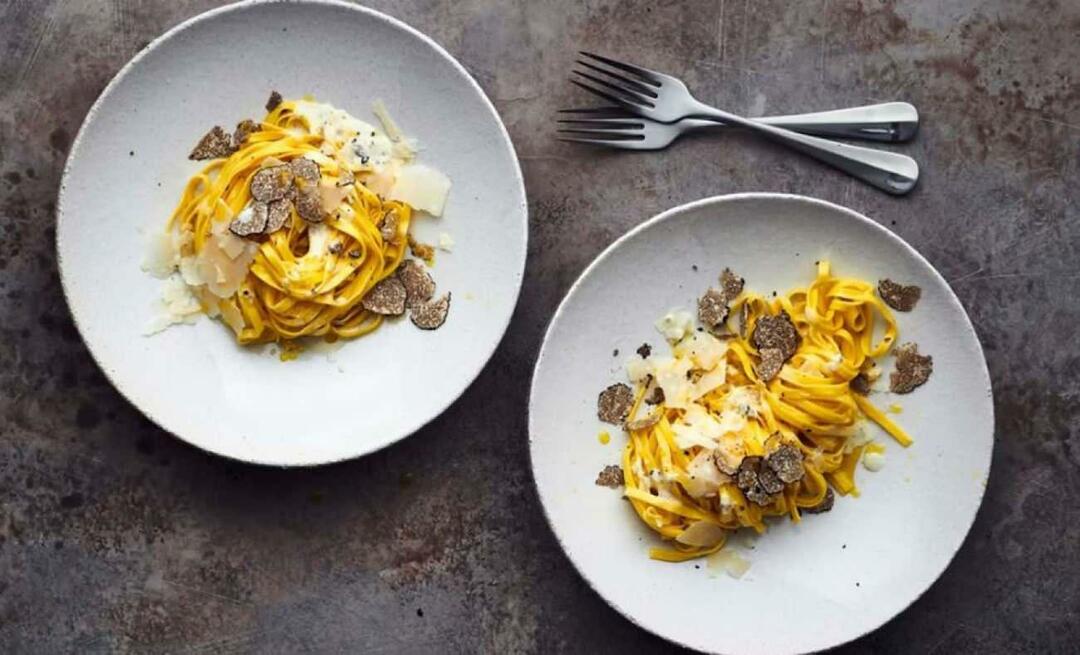 Как приготовить макароны с трюфельно-грибным соусом? Рецепт пасты с грибным соусом, насыщенной белком!