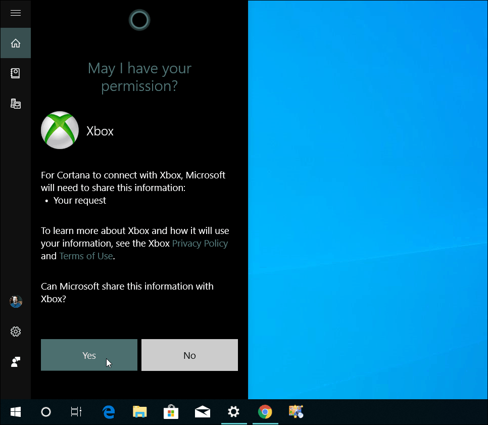 Подключите компьютер Xbox One Cortana