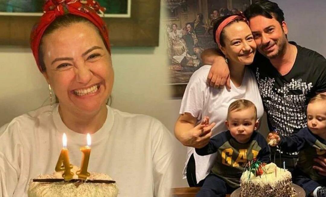 Эзги Сертель отпраздновала свой 41-й день рождения со своими двойняшками! Все говорят об этих изображениях