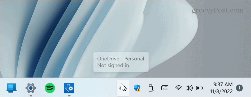 Отключить OneDrive в Windows 11