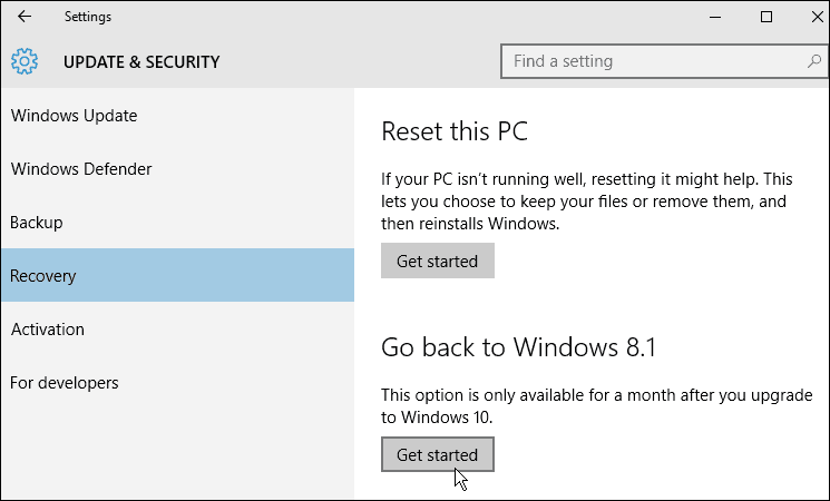 восстановление Windows 10