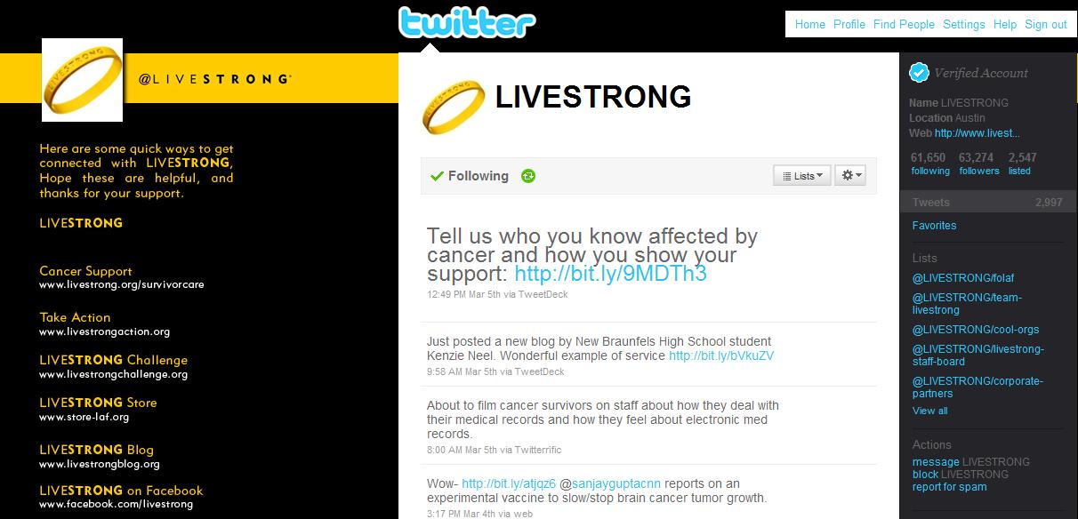 Как LIVESTRONG собрал миллионы на борьбу с раком с помощью социальных сетей: специалист по социальным сетям