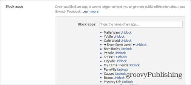 Как заблокировать игровые запросы Facebook