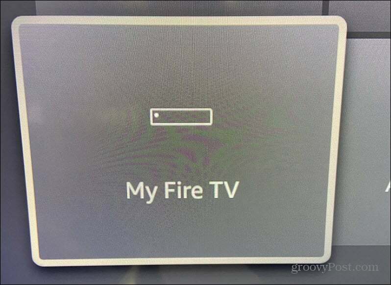 Перезапустите Fire TV Stick