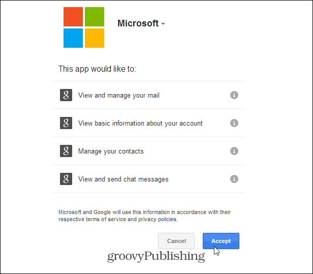 Разрешить разрешение Microsoft