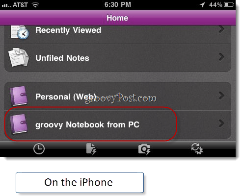 Приложение Onenote для iPhone