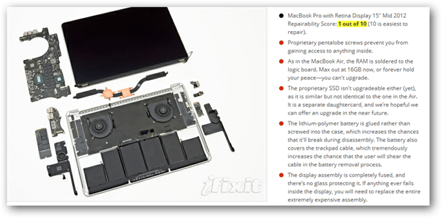MacBook Pro 2012 труднее всего исправить