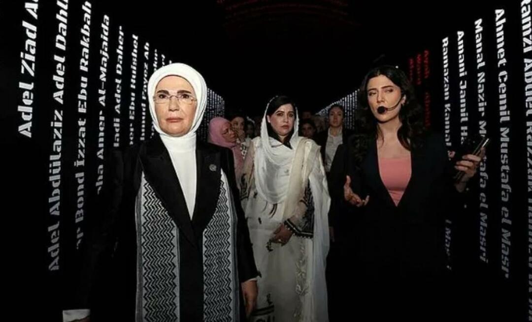 Первая леди Эрдоган посетила выставку «Газа: сопротивление человечности» вместе с женами лидеров!
