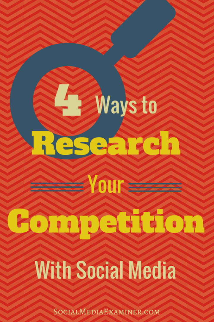 4 способа исследования конкурентов с помощью социальных сетей: специалист по социальным сетям