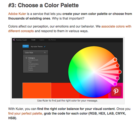 Adobe Kuler инструмент визуального контента