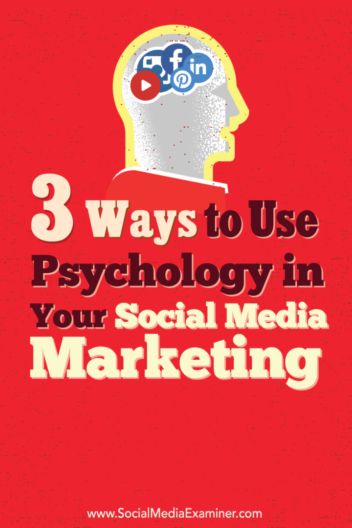 3 способа использования психологии в маркетинге в социальных сетях: специалист по социальным медиа