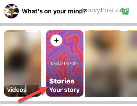 Удалить истории из Facebook