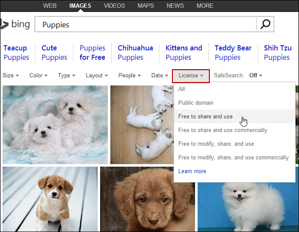 Найти изображения на Bing