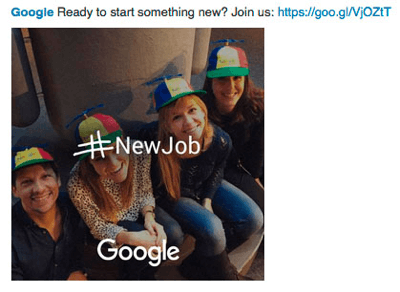 объявление Google linkedin, чтобы найти таланты