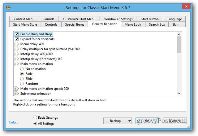 Верните меню «Пуск» в Windows 8 с помощью классической оболочки