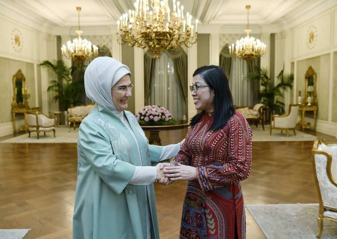 Первая леди Эрдоган и премьер-министр Вьетнама