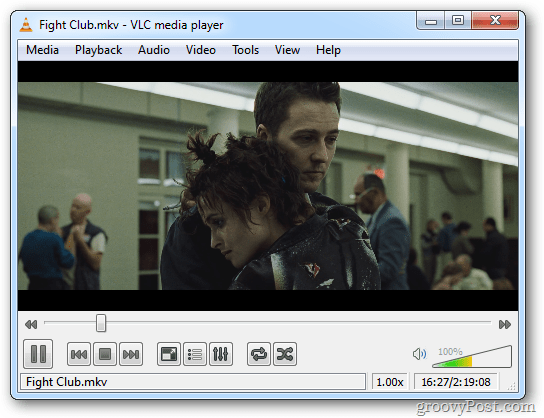 Blu-ray конвертированный фильм в VLC