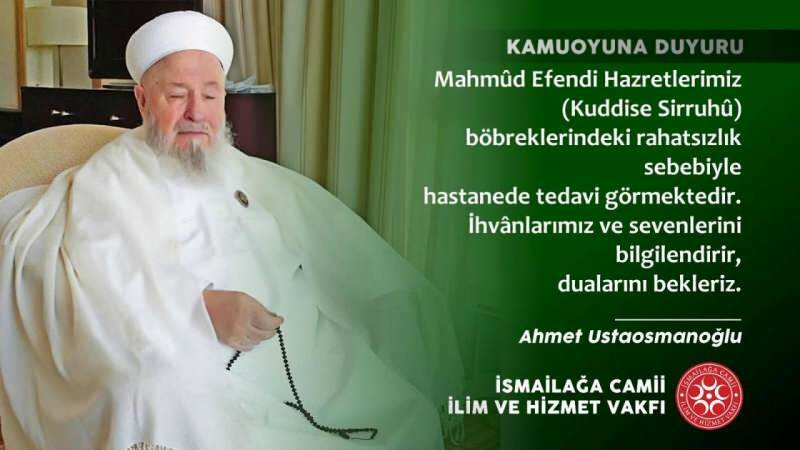 Kdo je skupnost İsmailağa Mahmut Ustaosmanoğlu? Življenje Njegove svetosti Mahmud efendije