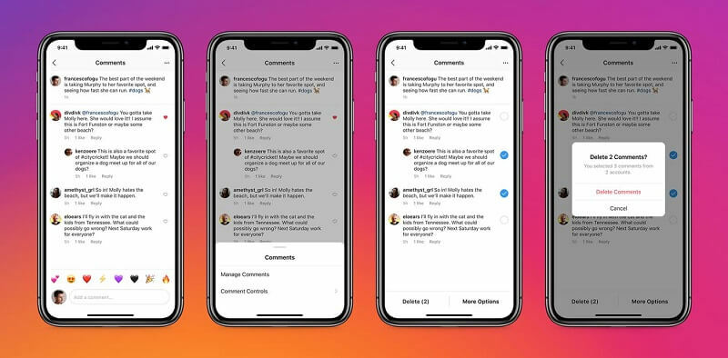 Пользователи Instagram теперь могут быстро фильтровать сразу несколько негативных комментариев, а также выделять положительные. Платформа также добавляет новые элементы управления для управления тем, кто может отмечать или упоминать вашу учетную запись в Instagram.
