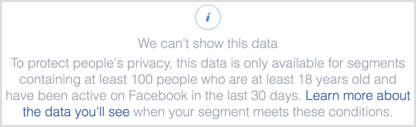 Пиксель Facebook, мы не можем показать это сообщение с данными
