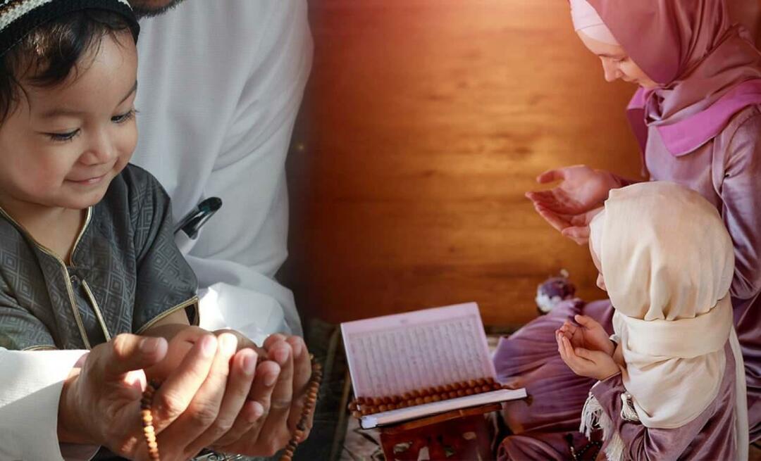 Как провести Рамадан с детьми? Советы для ваших целей Рамадана с вашими детьми...