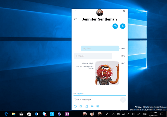 Windows 10 Preview Build 16184 возвращает функцию «Мои люди»