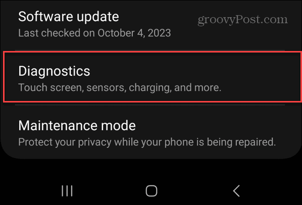 проверить состояние батареи на Android