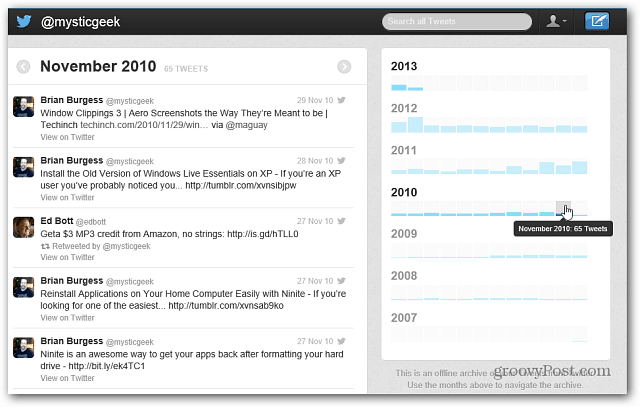 Как скачать и использовать весь архив истории Twitter