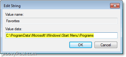 исправить меню «Пуск» для XP в Windows 7