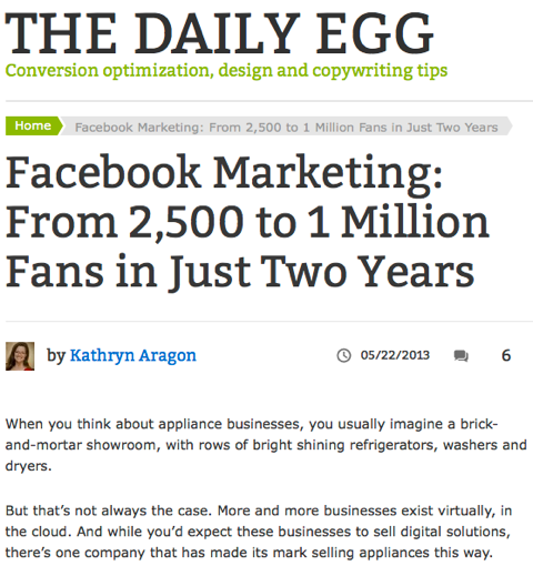 facebook маркетинг ежедневное яйцо
