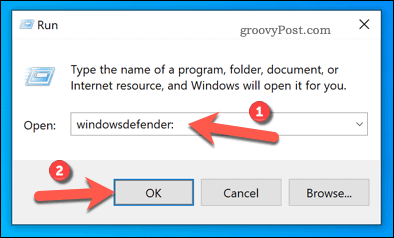 Открытие системы безопасности Windows с помощью запуска в Windows