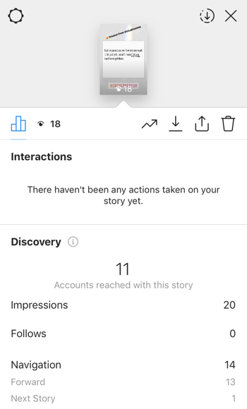 Просмотр данных о рентабельности инвестиций в Instagram Stories, шаг 9.