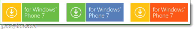 Windows Phone 7 новый логотип кнопки