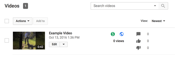 На монетизированных видео на YouTube отображается зеленый знак доллара