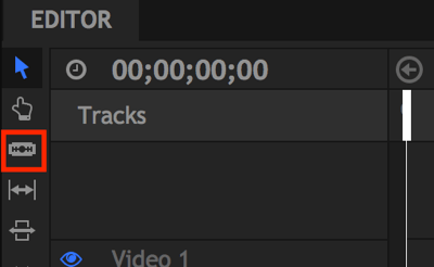 Инструмент «Нарезка» позволяет редактировать паузы в видео.