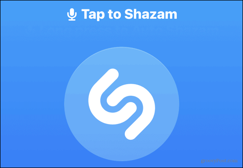 Нажмите для Shazam