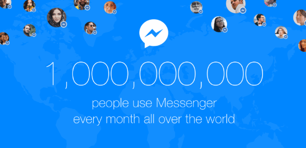 facebook messenger один миллиард пользователей