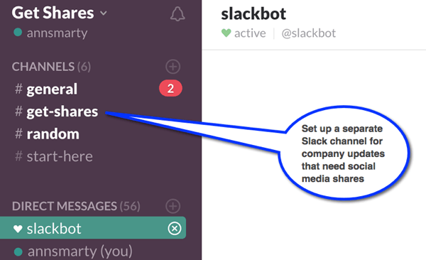 Slack позволяет создавать каналы, чтобы вы могли организовывать беседы для разных групп сотрудников.