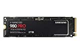 SAMSUNG 980 PRO SSD 2 ТБ PCIe NVMe Gen 4 Gaming M.2 Внутренний твердотельный накопитель Карта памяти, максимальная скорость, термоконтроль, MZ-V8P2T0B