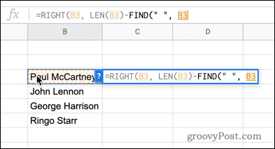 Использование функции ДЛСТР в Google Sheets