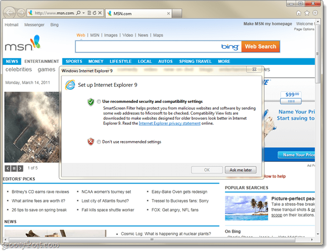 Internet Explorer 9 Final, теперь доступен