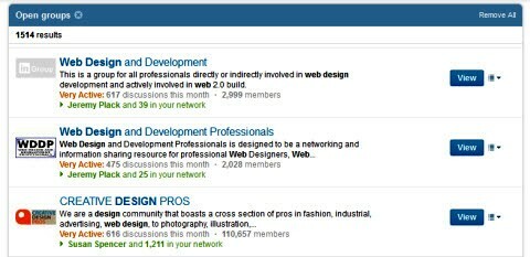 linkedin группы веб-дизайн
