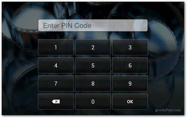 Блокировка экрана Kindle Fire HD Введите PIN-код