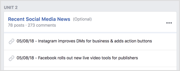 Создайте группу Facebook для свежих новостей.