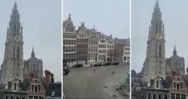 После землетрясения в соборе в Бельгии прозвучал Государственный гимн! Поддержка со всего мира...